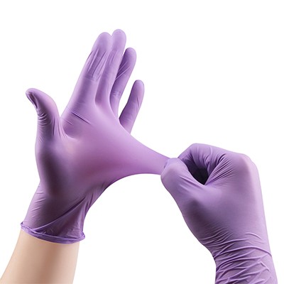 Blue Nitrile Gloves Large